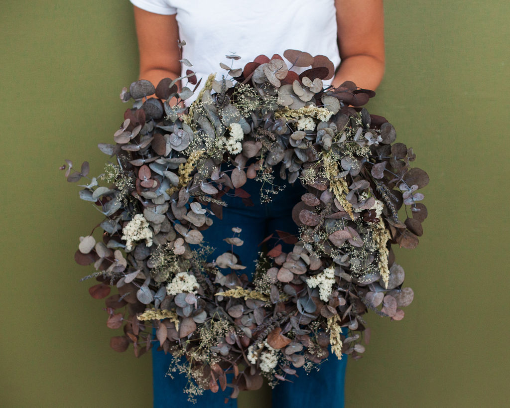 Eucalyptus & Floral Wreath DIY Kit