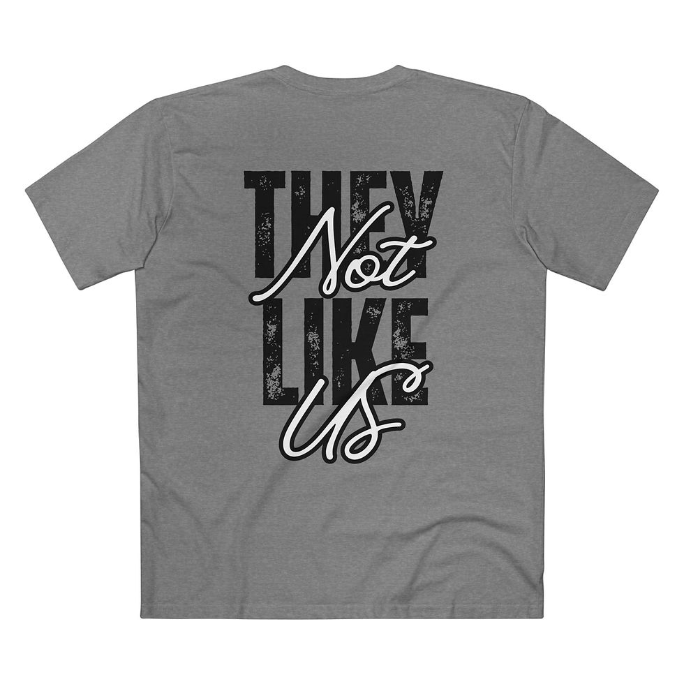 Thumbnail: Stylish Adult Staple Tee - 'They Not Like Us' Statement T-Shirt