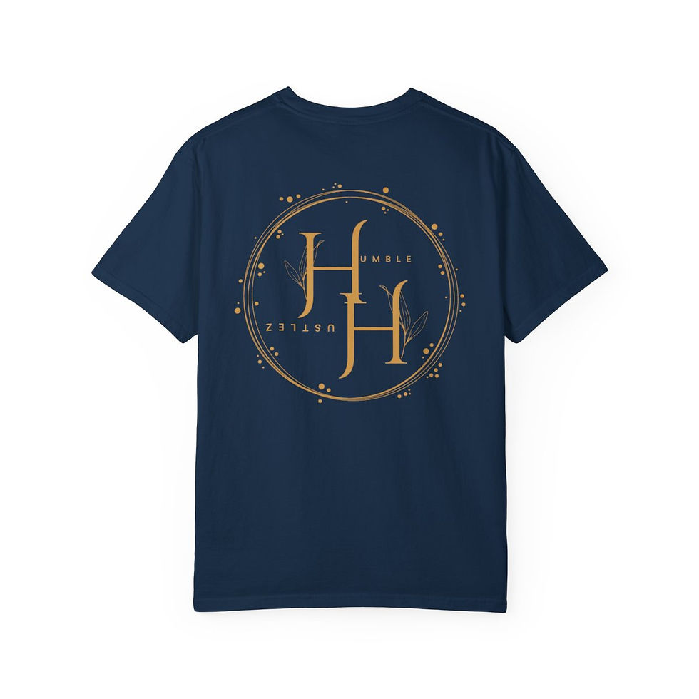 Thumbnail: Double H logo Unisex Garment-Dyed T-shirt