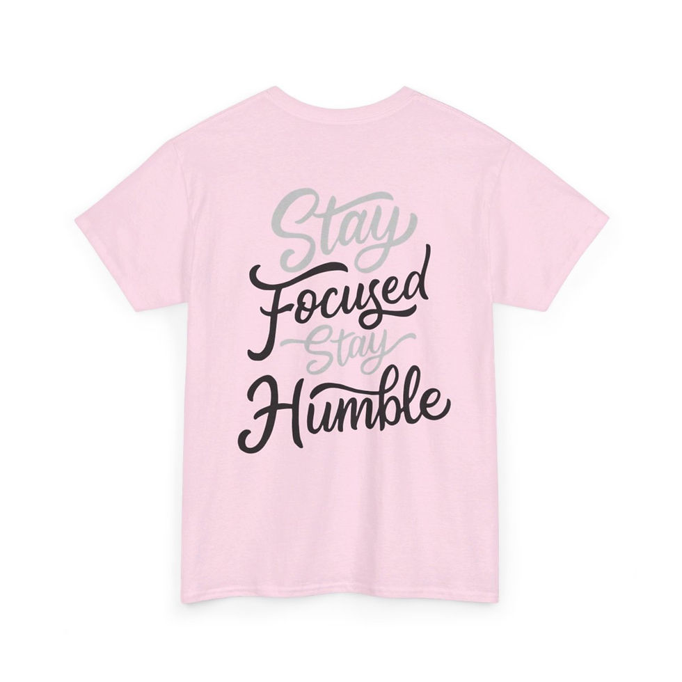 Thumbnail: Stay Focused Stay Humble Unisex Heavy Cotton Tee