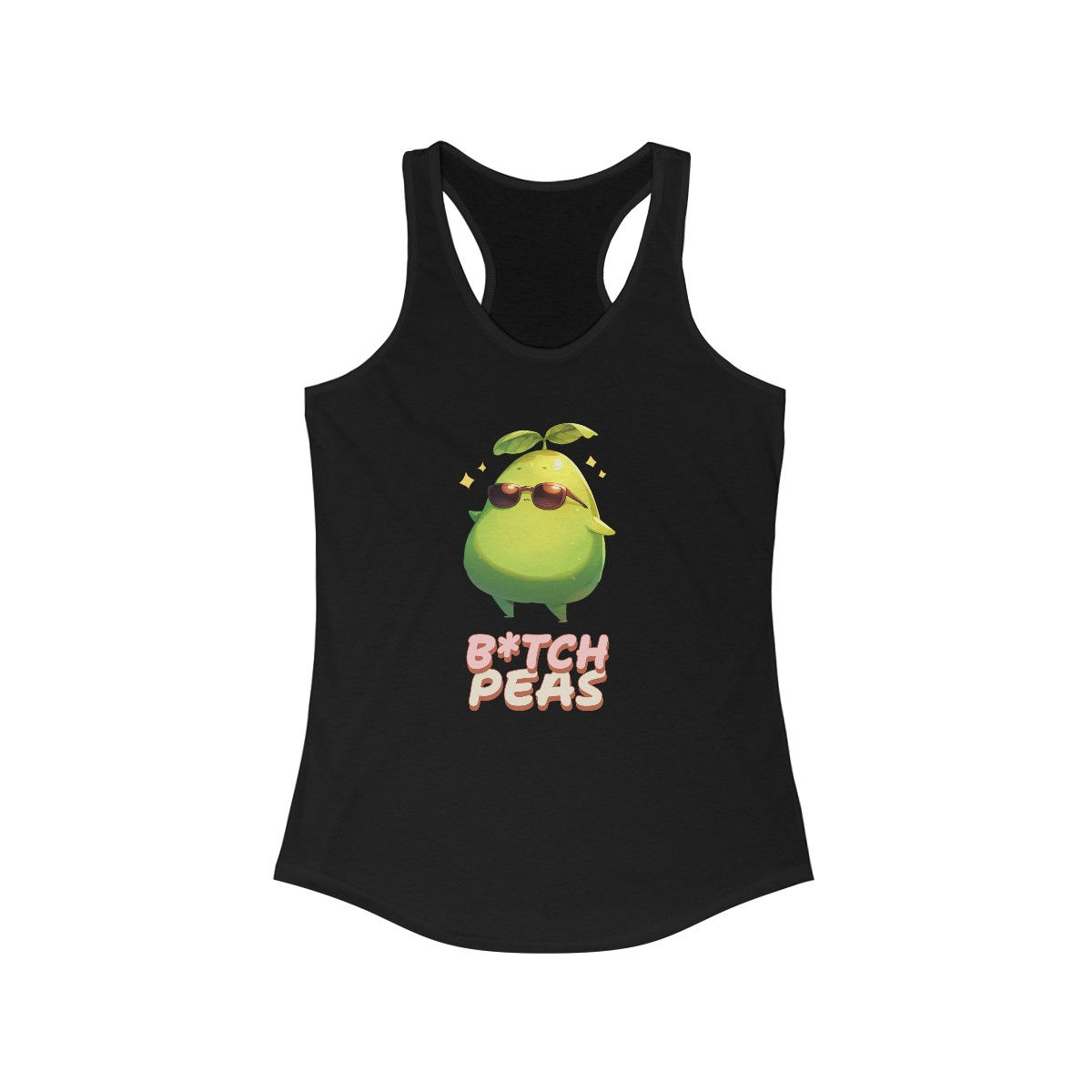 B*tch Peas, Women's Ideal Racerback Tank