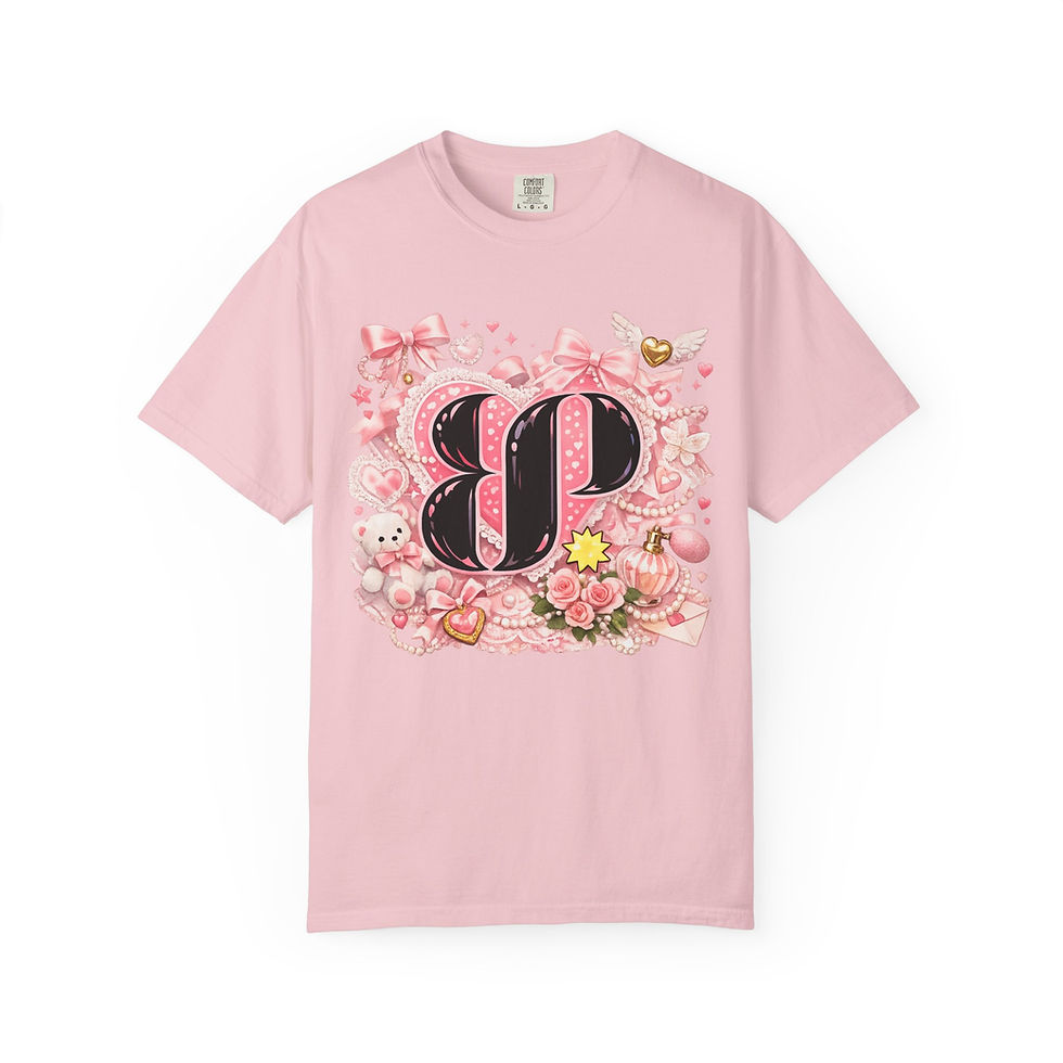 Thumbnail: Coquette BP Tee — Cute Pink Floral 
