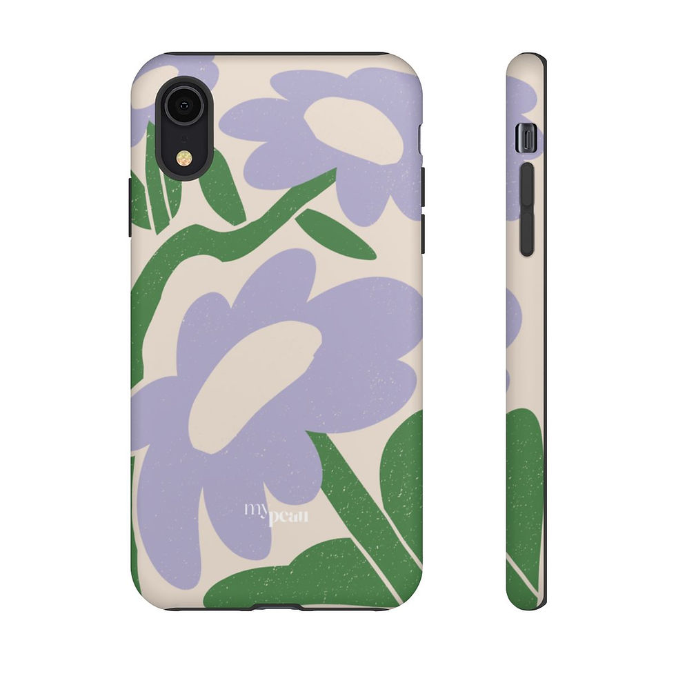 Thumbnail: Modern Blooms Collection | Lavender Bliss | Premium Tough Phone Case