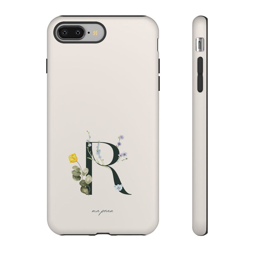 Thumbnail: Floral Signature Collection | R | Premium Tough Phone Case