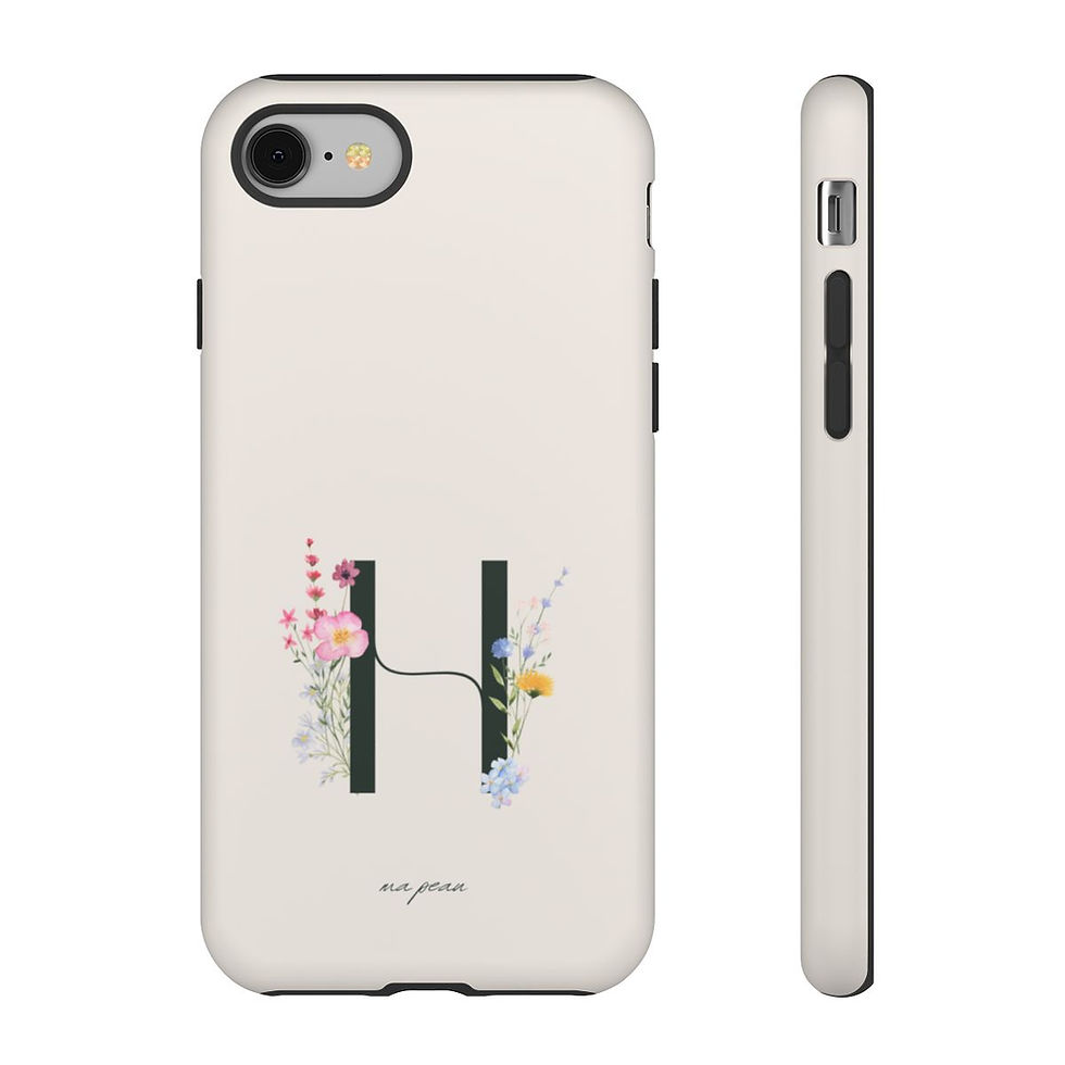Thumbnail: Floral Signature Collection | H | Premium Tough Phone Case
