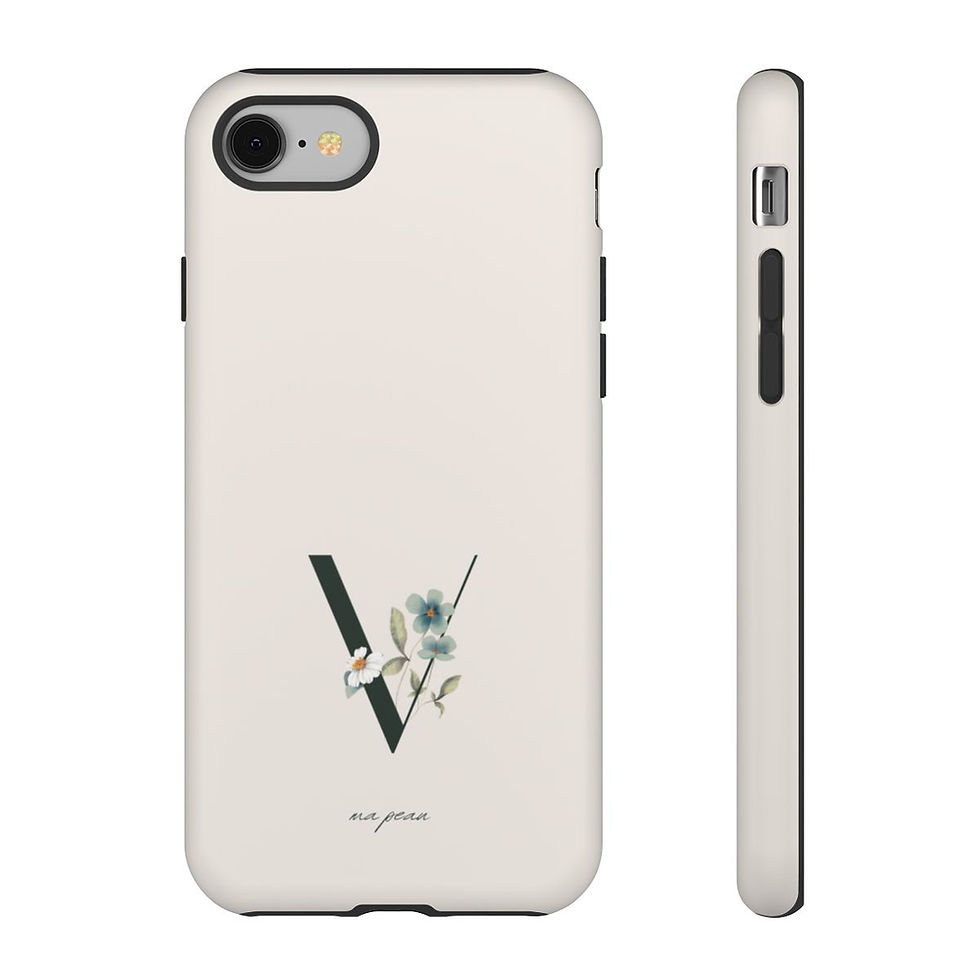 Thumbnail: Floral Signature Collection | V | Premium Tough Phone Case