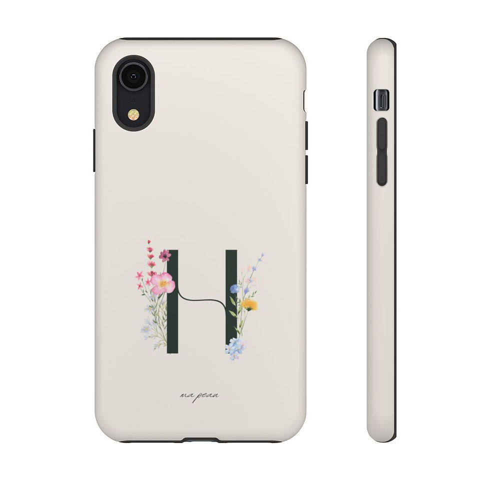 Thumbnail: Floral Signature Collection | H | Premium Tough Phone Case