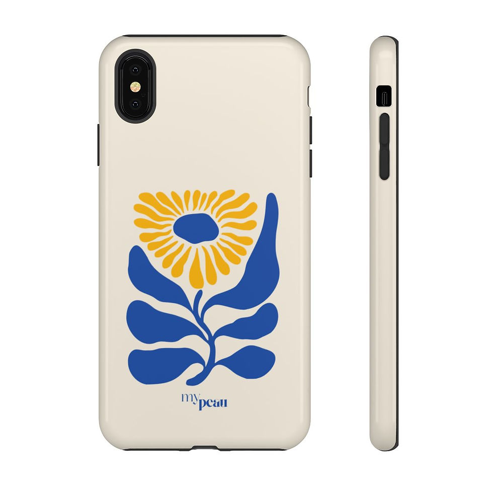 Thumbnail: Modern Blooms Collection | Eclectic Bloomscape | Premium Tough Phone Case