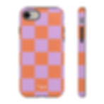 Thumbnail: Charming Checks Collection | Lavender Fields | Premium Tough Phone Case