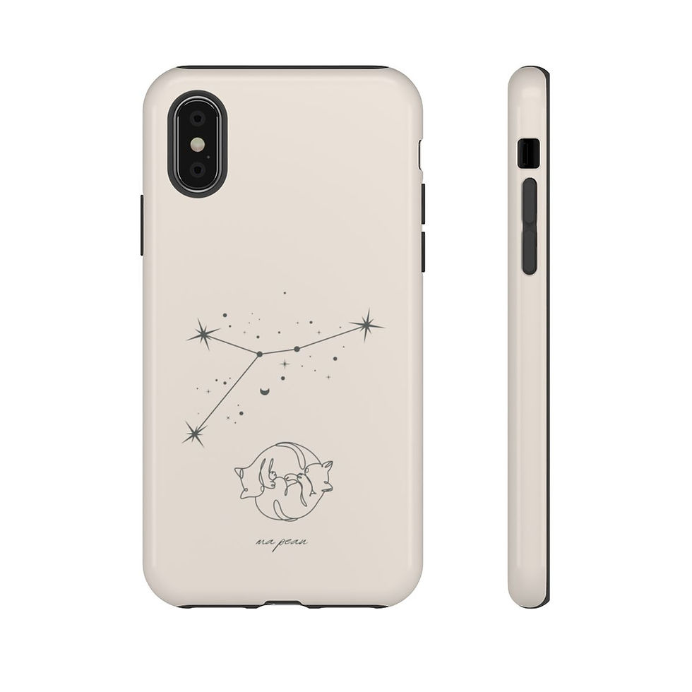 Thumbnail: Cat Constellation Chronicles Collection | Cancer | Premium Tough Phone Case