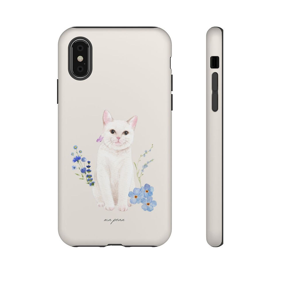 Thumbnail: Cats in the Garden Collection | Beatrice | Premium Tough Phone Case