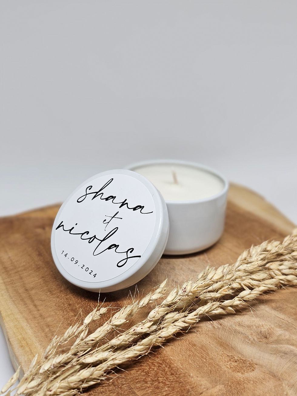 Miniature : Bougie parfumée personnalisée | Mariage