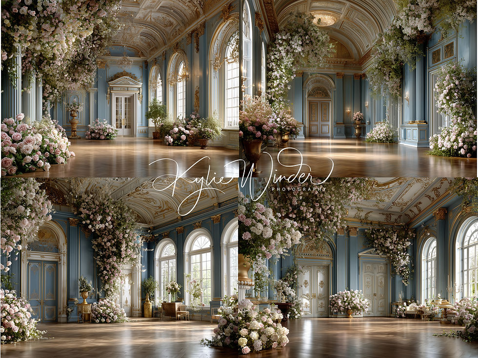 Thumbnail: Fine art portraits, Digital overlay, fine art texture, maternity backdrop, portrait backdrop, blue backdrop, roses digital