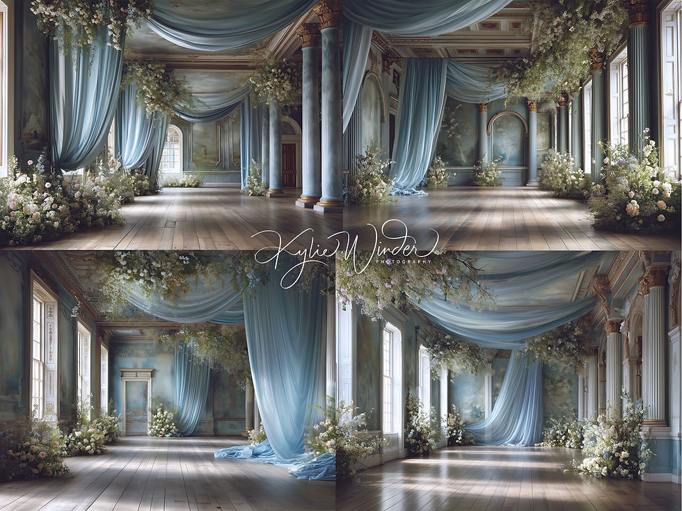 Thumbnail: digital backdrops for photographers, Fine art portraits, Digital overlay, fine art texture, maternity backdrop, blue digital