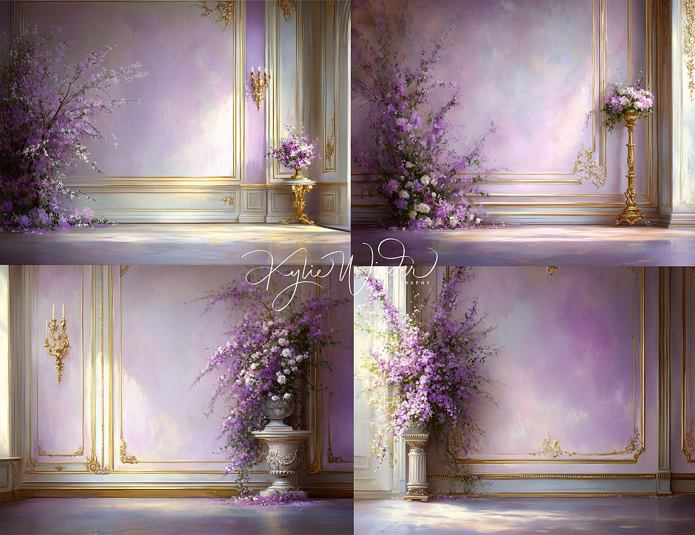 Thumbnail: lilac digital backdrop -lilac flowers