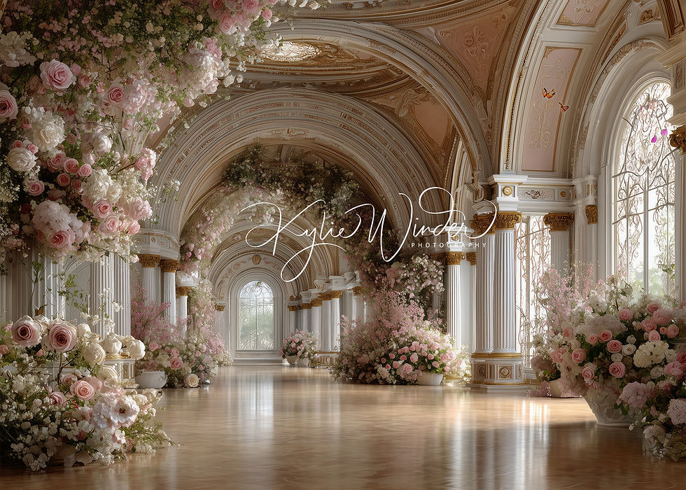 Thumbnail: Cream and floral digital backdrops. Beautiful and elegant these stunning backdrops will add some extra pizzazz to your client