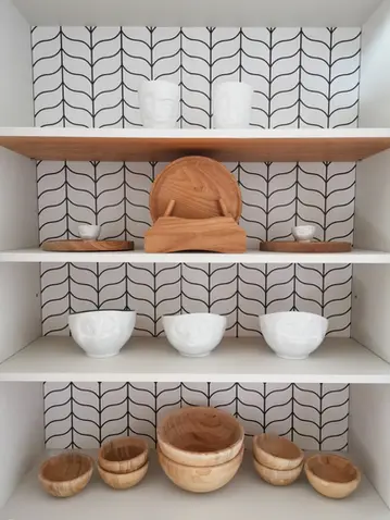 Upcycling Vitrine, Webstoff, handgewebter Stoff, DIY Möbel bauen, Vintage Möbel, Möbelupcycling, Tischlerarbeit