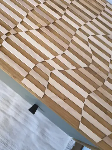 Nachtkästchenset, Upcycling Nachtkästchen, Holzstäbchen, handgefertigte Nachtkästchen, Upcycling Möbel in Wien