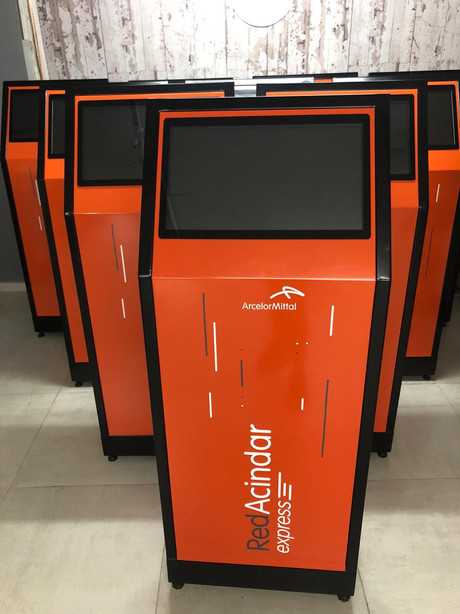 Kiosco modelo metalico