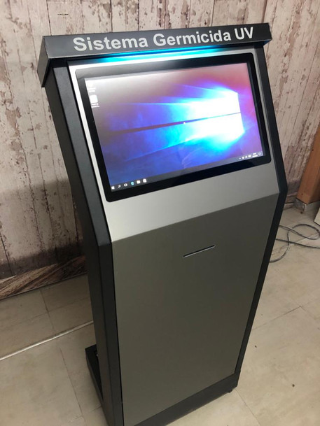 Sistema germicida UV para pantalla touch