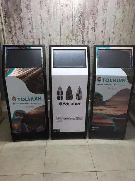 Kiosco Modelo Metalico 18.5"