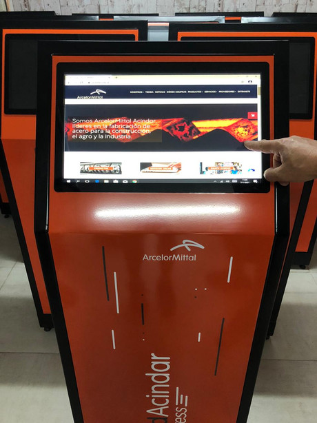 Kiosco modelo metalico