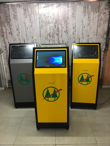 Kiosco modelo metalico