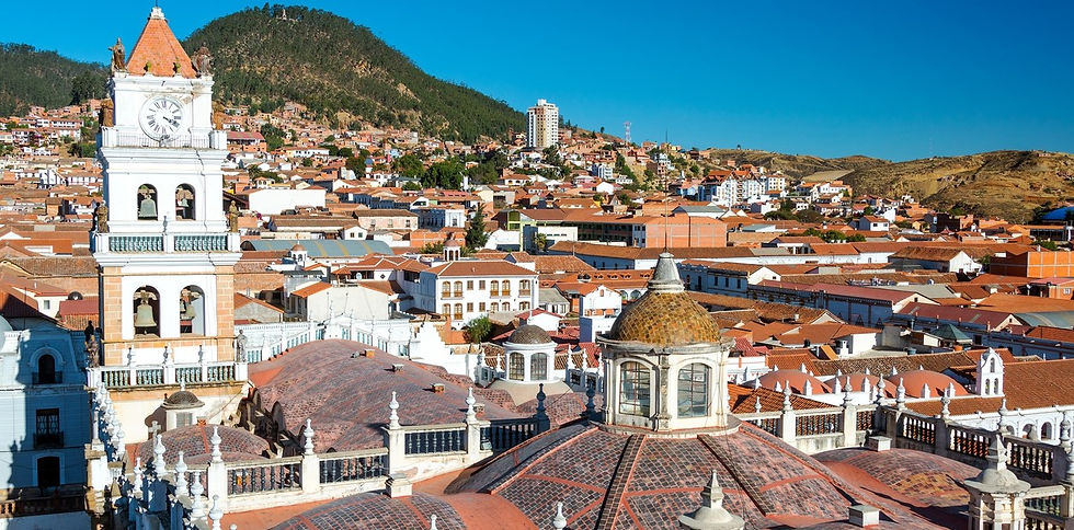 Vista de la ciudad de Sucre, Bolivia (2025)