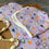 Thumbnail: Purple Cat Burp Cloth Set