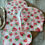 Thumbnail: Checkered Strawberry Burp Cloth Set