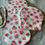 Thumbnail: Checkered Strawberry Burp Cloth Set