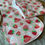 Thumbnail: Checkered Strawberry Burp Cloth Set