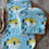 Thumbnail: Blowfish Burp Cloth Set