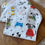 Thumbnail: Rainbow Puppies Burp Cloth Set