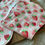Thumbnail: Checkered Strawberry Burp Cloth Set