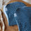 Thumbnail: Speckled Blue Burp Cloth Set