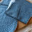 Thumbnail: Speckled Blue Burp Cloth Set
