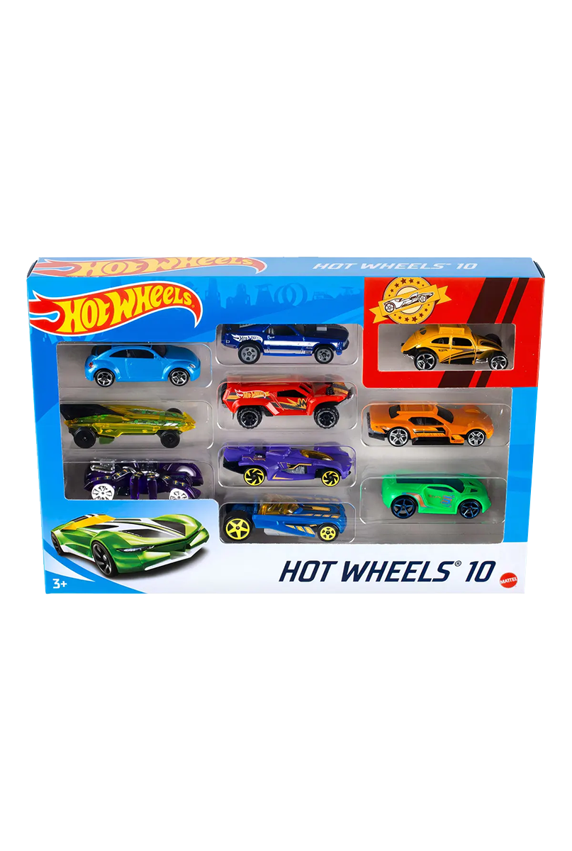 Hot Wheels Die Cast Paquete De 10 Autos