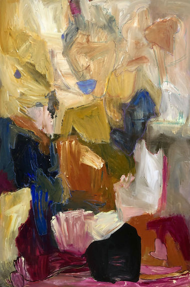 Modern Abstract Art by Amanda Valle. Back in the Island paintings.