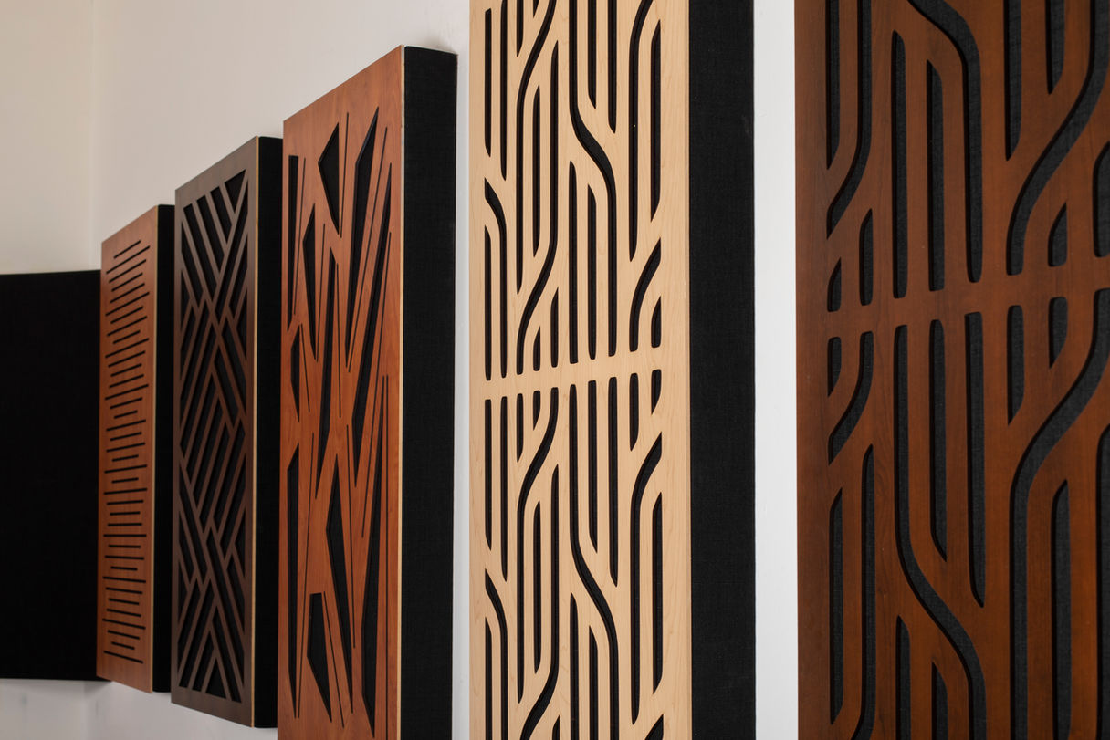 Decorative acoustic wall panels