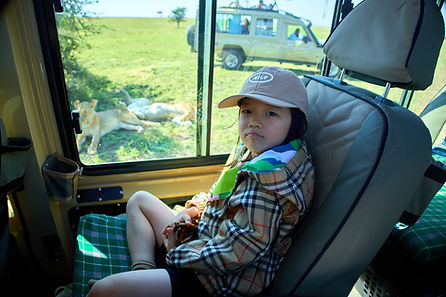 Chidren enjoying big Five Safaris