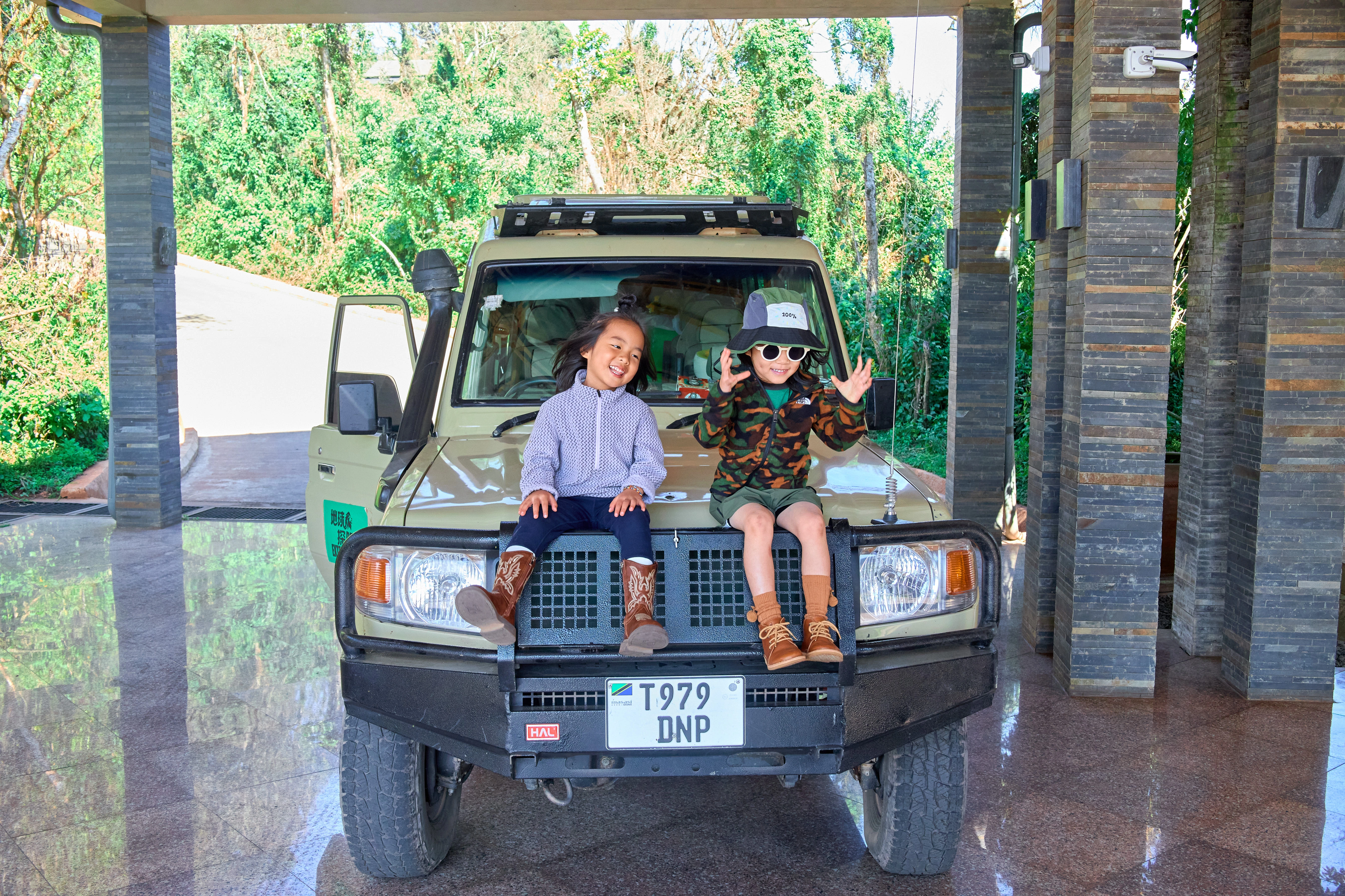 Child enjoying in Tanzania Safaris 