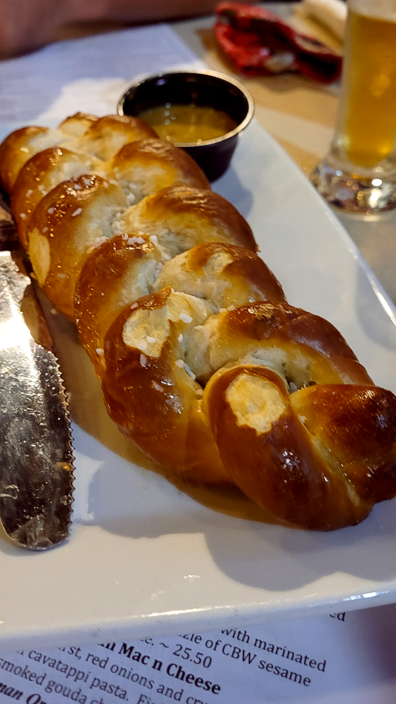 Church Brew Works Braided Pretzel Appetizer Pittsburgh Pennsylvania Travel Blog In The Great Wide Thirsty Thursdays