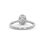 Thumbnail: 61 Oval Diamond Ring