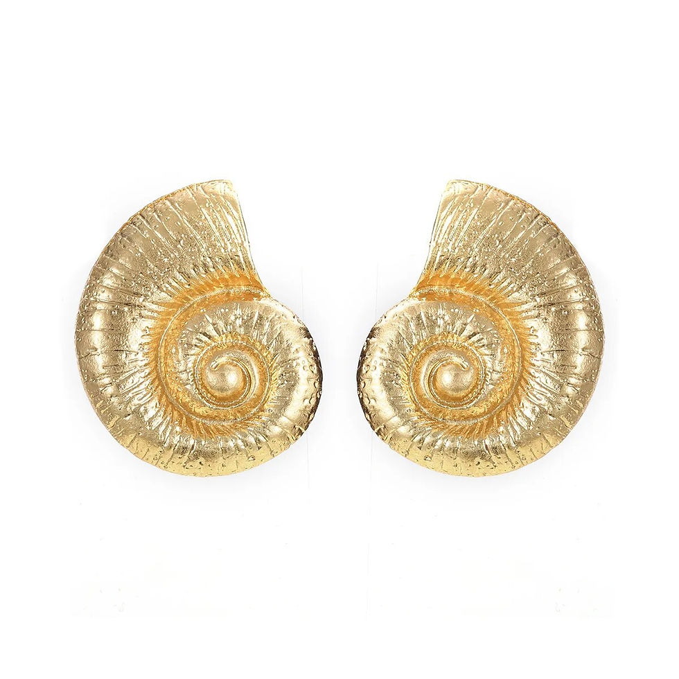 Thumbnail: Conch Shell Statement Earrings