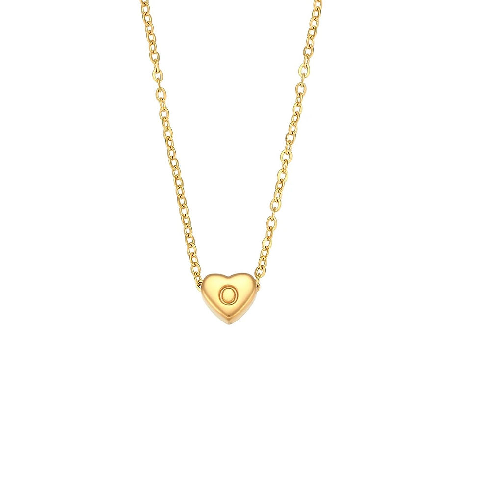 Thumbnail: Minimalist Love Initial Necklace 