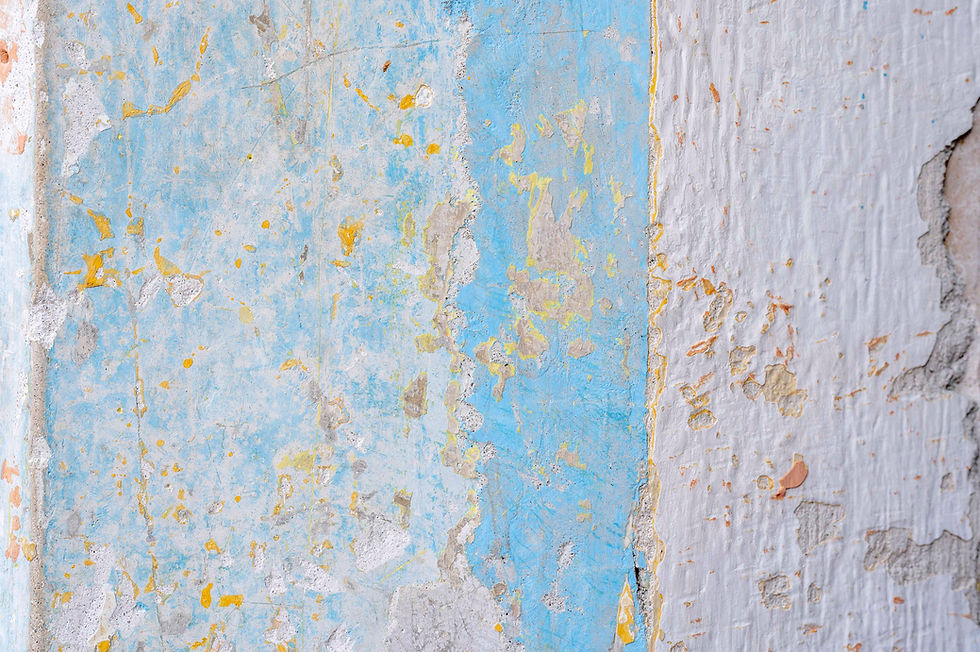 Baby blue and white wall textures in Antigua Guatemala, a picture taken for a wedding planner website