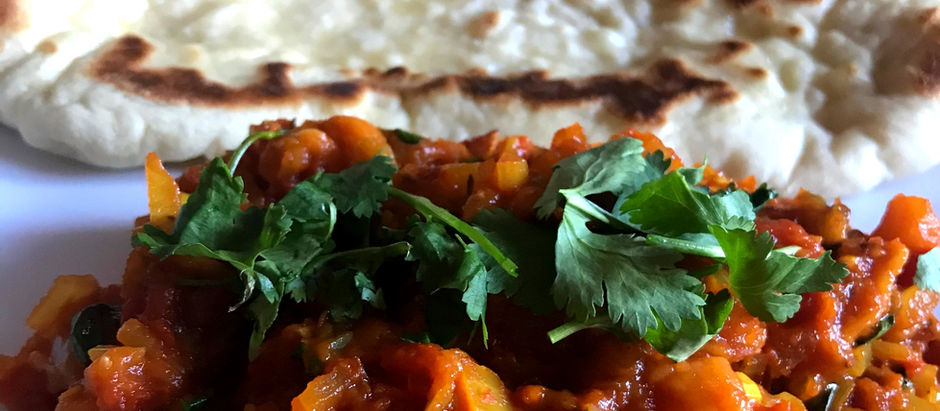 Melting Aubergine Curry (Naturally vegan)