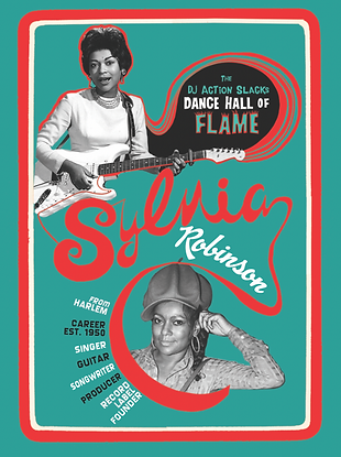 Sylvia Robinson, The DJ Action Slacks Dance Hall of Flame, Portland, OR