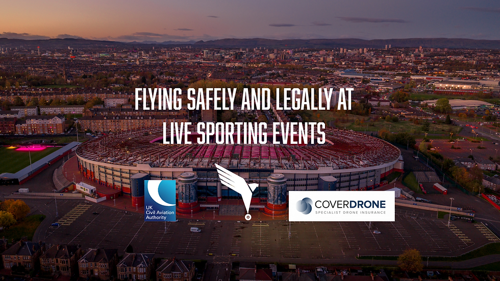 Flying safely and legally at Live Sporting events